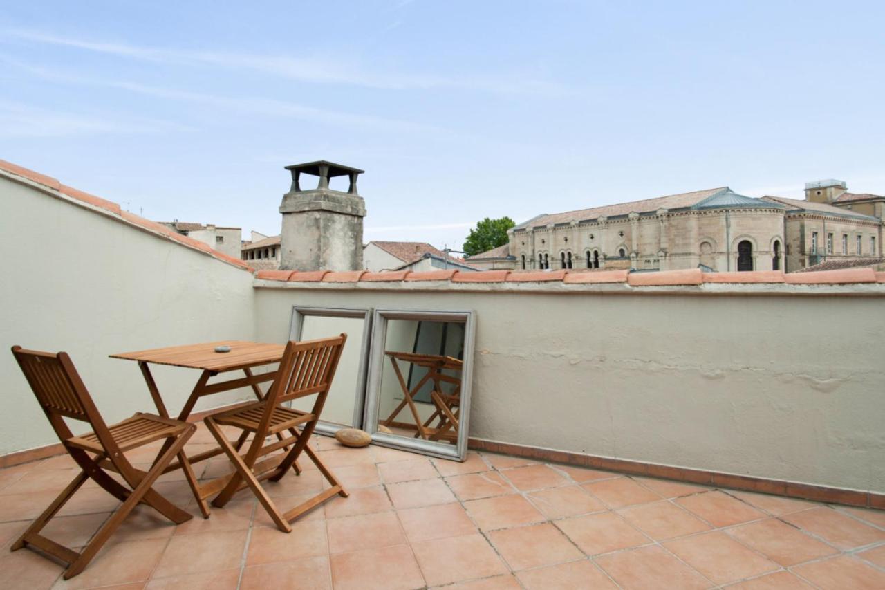 Charming And Large Duplex Flat With Beautiful Terrace In Avignon Apartment Exterior photo